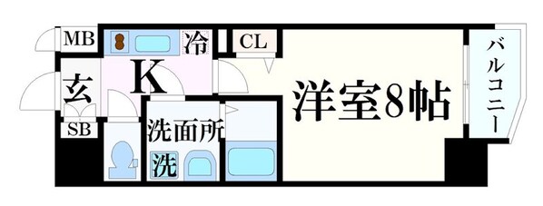 元町駅 徒歩3分 3階の物件間取画像